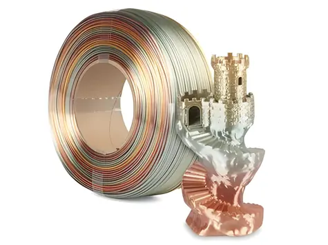 Spectrum ReFill PLA Silk Rainbow Ancient / Tisková struna / 1,75 mm / 1 kg