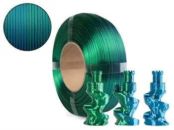 Spectrum PLA Magic Silk Lagoon Breeze / Tisková struna / 1,75 mm / 1 kg / ReFill bez cívky