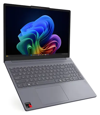 Lenovo IdeaPad Slim 3 15Q8X10 Luna Grey / Notebook / 15.1" WQXGA OLED / Snapdragon X (X1-26-100) / 24GB / 512GB SSD
