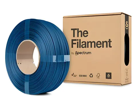 The Filament ReFill PLA CF modrá / Filament / 1.75 mm / 1 kg / 200-240 °C
