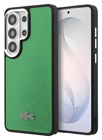Lacoste Petit Pique Metal Logo Magnetic Estragon Green / Zadní kryt / Samsung Galaxy S26 Ultra