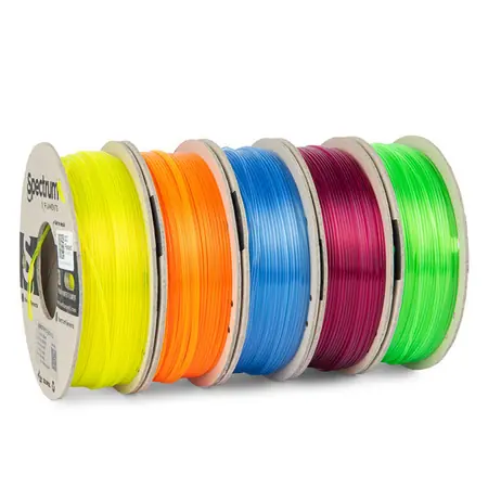 Spectrum PLA Crystal 5-Pack / Tisková struna / 1,75 mm / 5× 0,25 kg