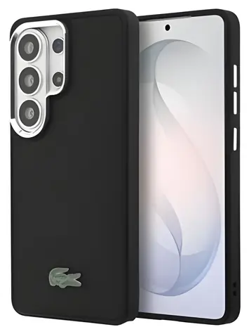Lacoste Petit Pique Metal Logo Magnetic černá / Zadní kryt / Samsung Galaxy S26 Ultra