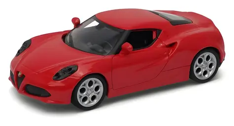 WELLY Model auta Alfa Romeo 4C bílá / 1:34 / od 3 let