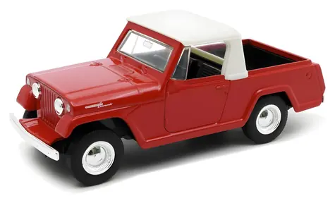 WELLY Model auta 1967 Jeep Jeepster Commando Pickup bílý / 1:34 / od 3 let