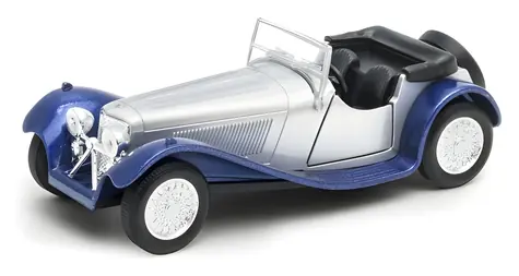 WELLY Model auta SS Jaguar 100 stříbrná / 1:34 / od 3 let