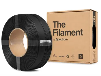 Spectrum The Filament ReFill Stealth Black / Tisková struna / PLA Matte / 1.75 mm / 1 kg