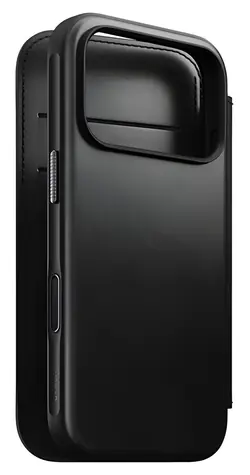 Nomad Modern Leather Folio MagSafe černá / Pouzdro / iPhone 17 Pro / Horween kůže