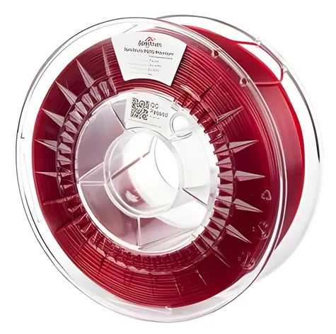 Spectrum Premium PET-G transparentní červená / Filament / PETG / 1,75 mm / 1 kg