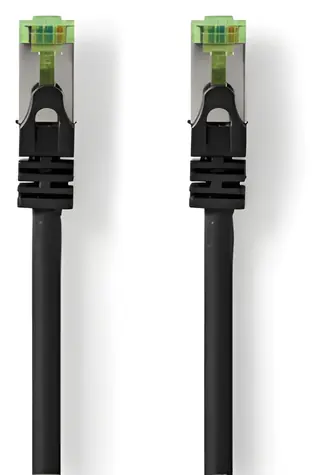 Nedis CAT7 10 m černá / Síťový kabel / S/FTP / RJ45 - RJ45 / LSZH