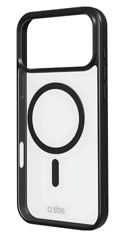 SBS Mag Frame černá / Ochranný kryt / MagSafe / Apple iPhone 17 Pro Max