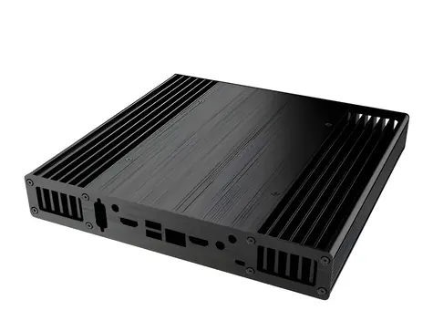 Akasa Plato X7D UCFF černá / Mini ITX / možnost pověšení na zeď / hliník / OEM / bez ventilátoru