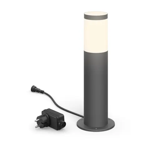Philips Low Voltage LED 6W antracit / venkovní sloupek / 600 lm / 2700K / IP44