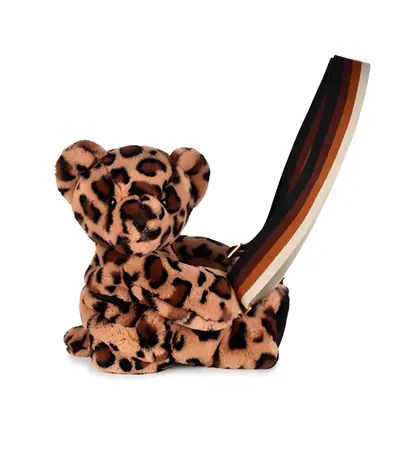 DOUDOU Plyšová taška přes rameno Leopard / 30 cm / od 2 let