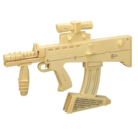 WOODCRAFT Dřevěné 3D puzzle Karabina / od 8 let / Obtížnost: nízká