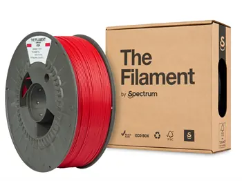 Spectrum The Filament Pure Red / Tisková struna (filament) / ASA / 1.75 mm / 1 kg