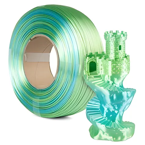 Spectrum ReFill PLA Silk Rainbow Ocean Melange / Tisková struna / 1,75 mm / 1 kg