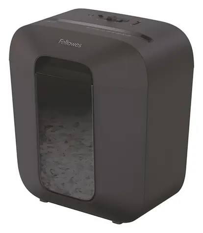 Fellowes Skartovač LX 25 / 6 listů 70g papíru / křížový řez 4×40 mm / Šíře vstupu 220 mm