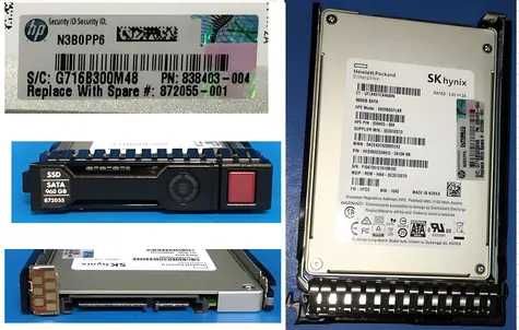 HPE 960GB (Read Intensive) / SSD / 2.5" SATA 6G / SFF / SC