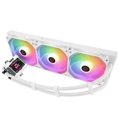 Thermalright Frozen Warframe ARGB bílá / AIO vodní chladič CPU / 3x 140 mm / 420 mm