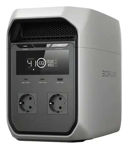 EcoFlow DELTA 3 Classic / Nabíjecí stanice / 1024 Wh / 1800 W / LFP / Wi-Fi