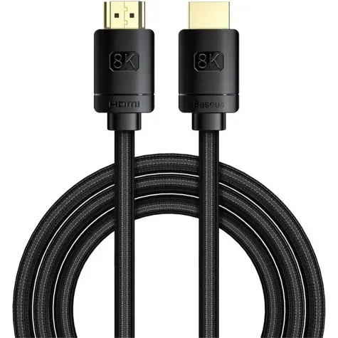 Baseus High Definition Series HDMI 2.1 černý / Kabel / 8K 60 Hz / HDR / 48 Gbps / 2 m
