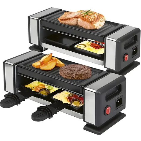 ProfiCook RG 1324 / Raclette gril / pro 4–8 osob / 4 pánvičky / nepřilnavý povrch