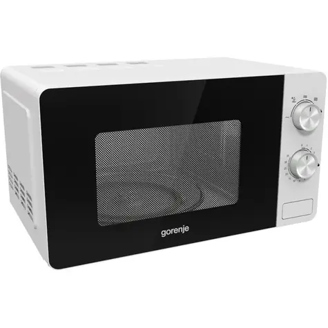 Gorenje MO20E1W bílá / Mikrovlnná trouba / 800W / 20L / 5 stupňů výkonu