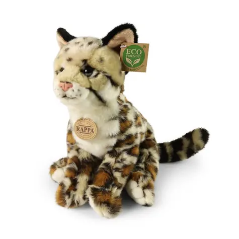 RAPPA Plyšový ocelot 27 cm / ECO-FRIENDLY / od 0 měsíců