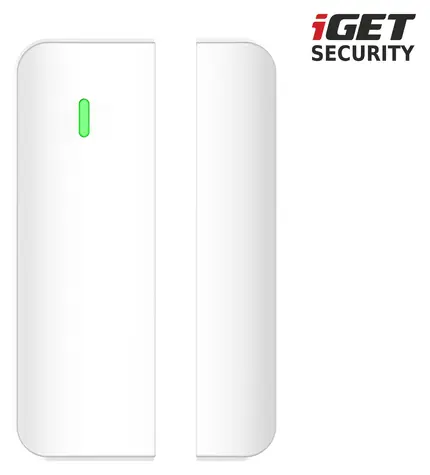 iGET SECURITY MP4 / Magnetický detektor dveří a oken / 868 MHz / výdrž baterie 5 let / dosah 800 m / pro alarm M6-4G