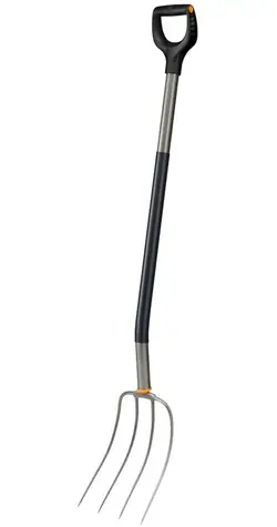 Fiskars Ergonomic 1070711 / Vidle kompostové / ergonomická rukojeť / bórová ocel