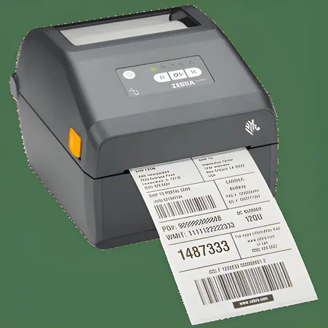ZEBRA ZD421 šedá / Tiskárna štítků / DT / 300dpi / USB / USB Host / BT / Wi-Fi / RTC