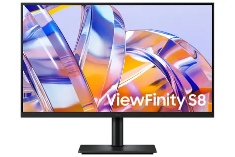 32" Samsung ViewFinity S32H804UAU černá / Monitor / VA / 3840 x 2160 / 16:9 / 350 cd/m2 / HDMI + DP / USB hub + LAN