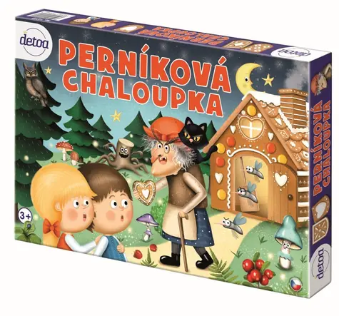 DETOA Desková hra Perníková chaloupka / od 3 let / pro 2-4 hráče