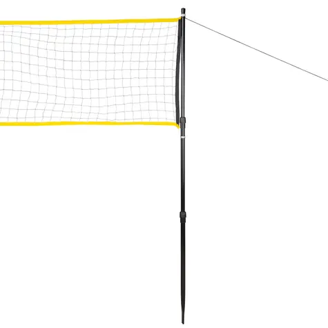 NILS NT310 / Badmintonová síť / teleskopické sloupky / 6,3 × 0,6 m / výška 1,2–1,6 m