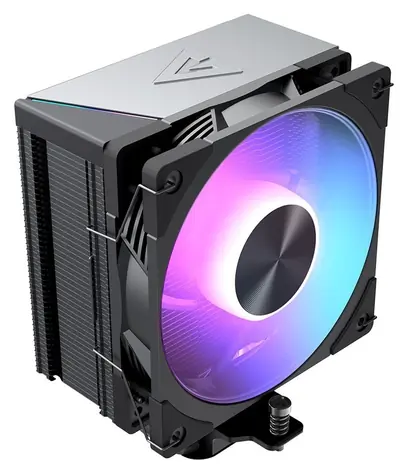 MODECOM Volcano 0C T701 ARGB černá / Chladič CPU / 4x heatpipe / 120 mm ARGB / AM4 + AM5 + Intel