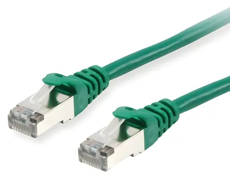 Equip zelená / Patch kabel / Cat6a / S/FTP / LSZH / 1,5 m