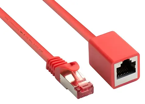 Good Connections Cat6 červená / Prodlužovací síťový kabel / S/FTP / RJ-45 / 2 m