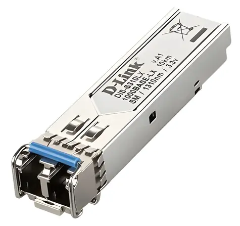 D-Link 1-Port Mini-GBIC SFP / Transceiver modul / 1000BaseLX / 1000 Mb/s
