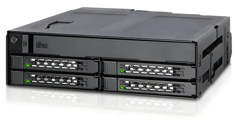 Icy Dock MB604SPO-B černá / Backplane pro 4x 2,5" HDD/SSD + ODD / SATA/SAS / Hot-Swap