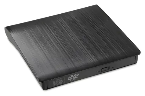 iBox IED02 černá / Externí DVD-ROM mechanika / USB 3.2 Gen 1 / DVD 8x, CD 24x