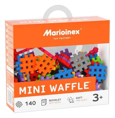 MARIOINEX Stavebnice Mini Waffle / 140 dílků / od 3 let