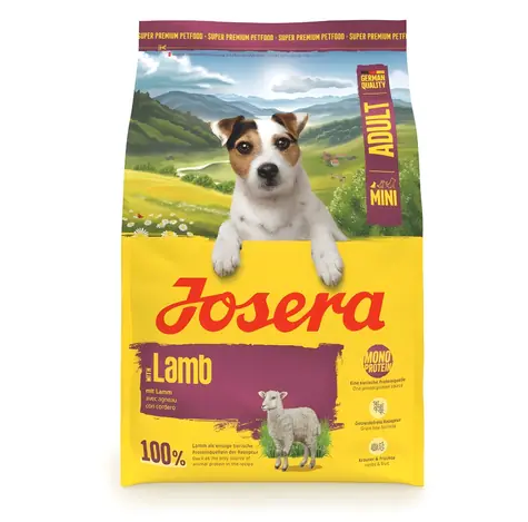 Josera Super Premium Mini jehněčí 3 kg / Granule pro psy / malá plemena / monoprotein