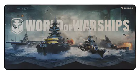 Genesis Carbon 500 Maxi World of Warships Armada / Herní podložka pod myš / 900 x 450 x 2,5 mm