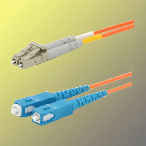 OEM Optický patchkabel duplexní / LC-SC / 50/125um MM / 15m / OM2