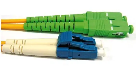 OEM Patchcord LC-SC(APC) / Optický patchkabel / duplex / 9/125 SM / OS2 / 2 m