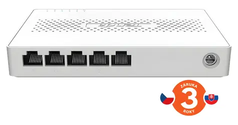 Tenda SM105 / Switch / 5x 2,5 Gigabit / 25 Gbps / Fanless