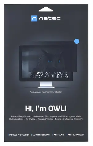 Natec Owl / Privátní filtr / 17.3" / 16:9 / antireflexní