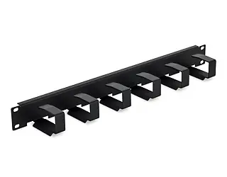 Triton 19" vyvazovací panel 1U / 6x háček / 70x27mm / šedá