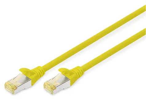 Digitus CAT 6a S/FTP žlutá / Patch kabel / 10 m / AWG 27/7
